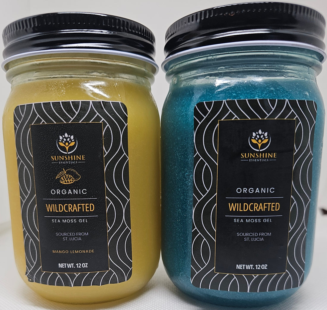 Detox Duo (2-Pack Blue Spirulina Pineapple and Mango Lemonade Sea Moss Gel)