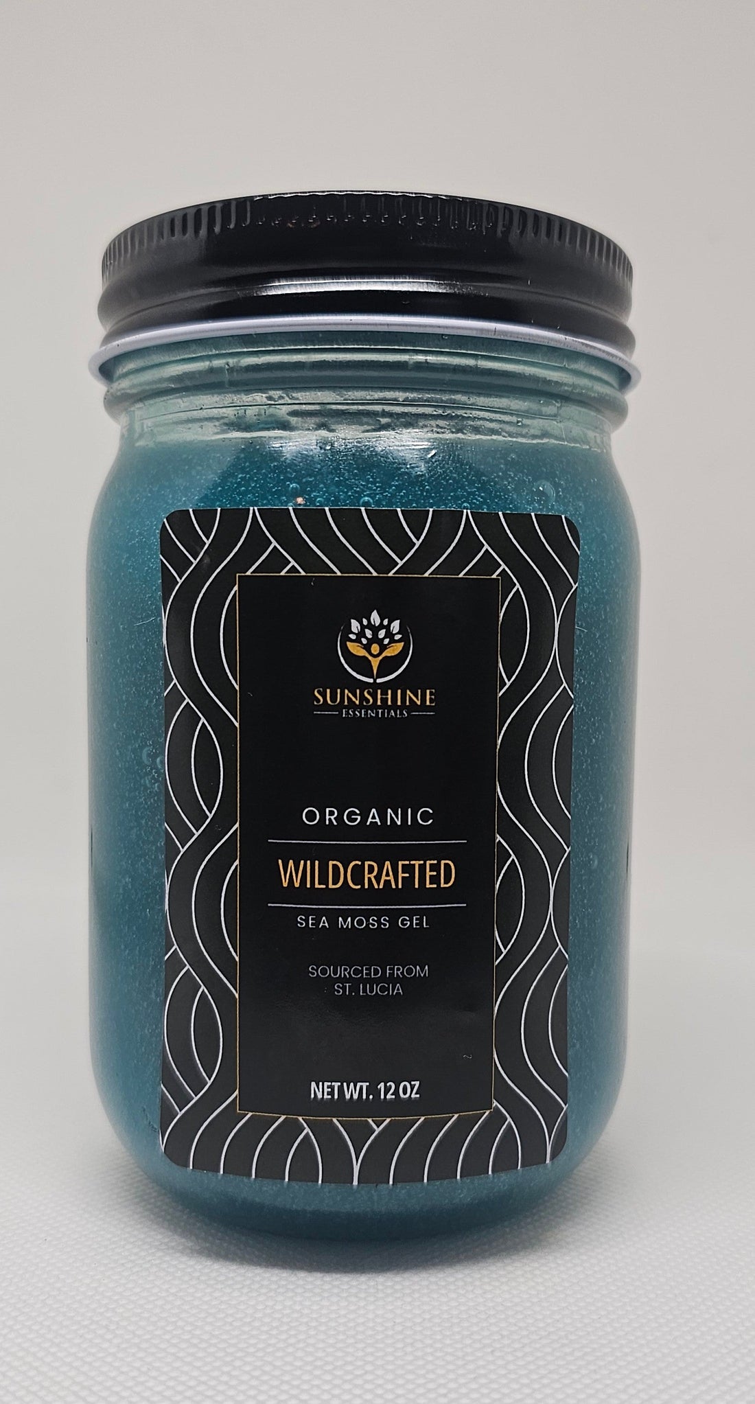 Blue Spirulina Pineapple sea moss gel – Sunshine Essentials Organic Wildcrafted, 12 oz